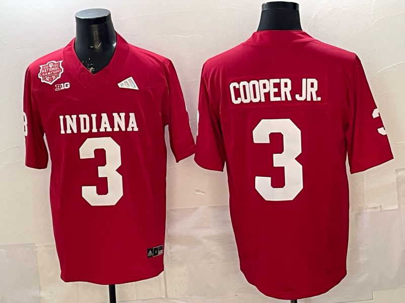 Men 2026 Ohio State Buckeyes #3 Cooper jr Red 3th generations Limited NCAA Jersey 09->ncaa teams->NCAA Jersey